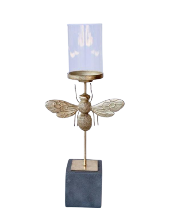 Bee candle stick holder