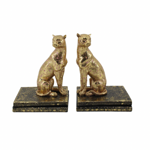 Cheetah bookends